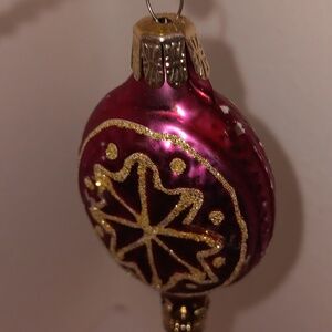 Vintage glass ornament